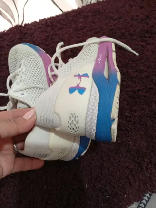 Zapatillas Under Armour Mujer Blancas Moradas