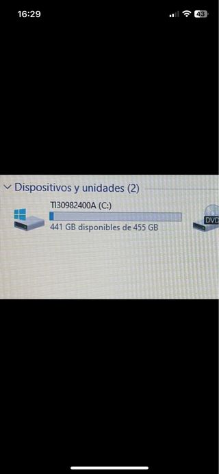 Portátil Toshiba Negro/Gris