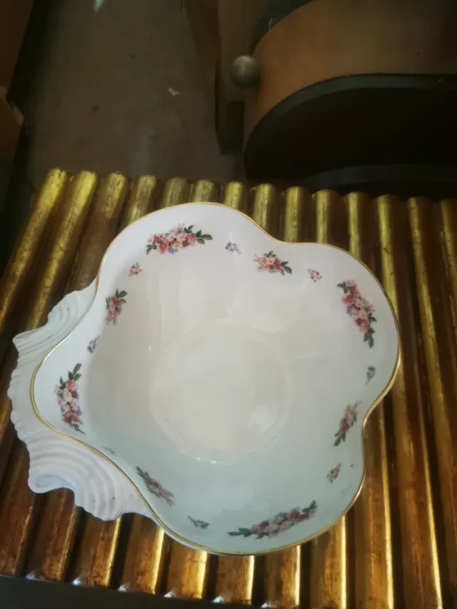 Ensaladera Bidasoa 23cm Flores Doradas