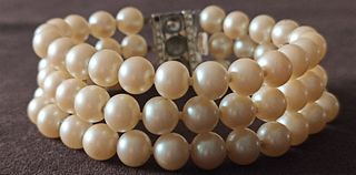 Pulsera de perlas sintéticas (JYPUL01)