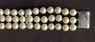 Pulsera de perlas sintéticas (JYPUL01)