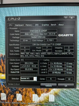 PC sobremesa Intel i5 12400F 16GB RAM