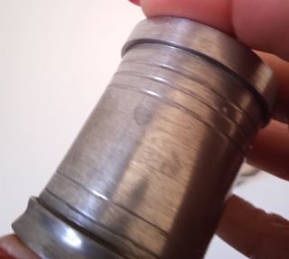 Set Porta Stuzzicadenti Peltro Vintage