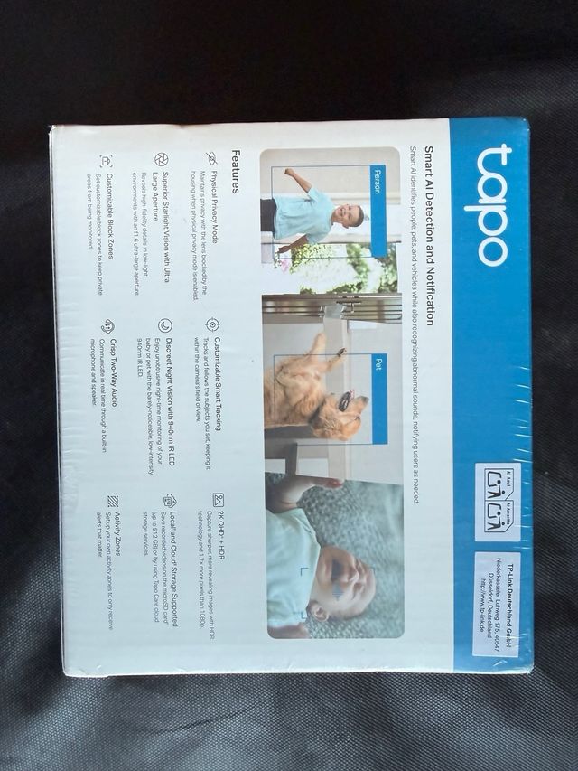 Cámara Vigilancia TP-Link Tapo C225 360°