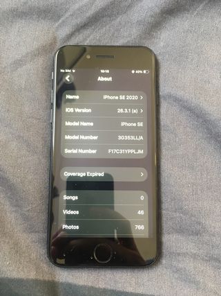 iPhone SE 2020 64GB Negro