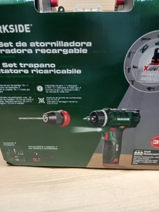 Taladro Atornillador Parkside PBSA 12 E4