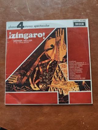 Vinilo ¡Zíngaro! Werner Müller
