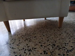 Sillón Butaca Beige Tela