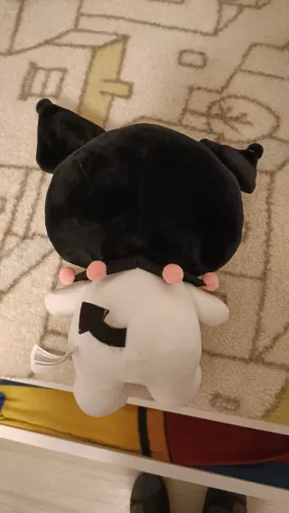Peluche Kuromi Negro y Blanco