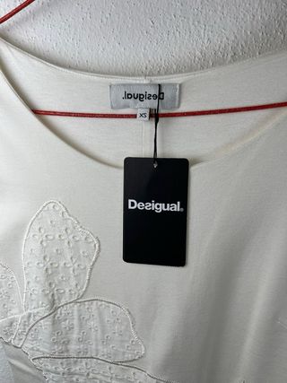 Desigual Abito Mini Bianco XS