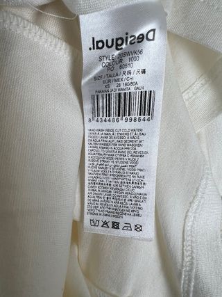 Desigual Abito Mini Bianco XS