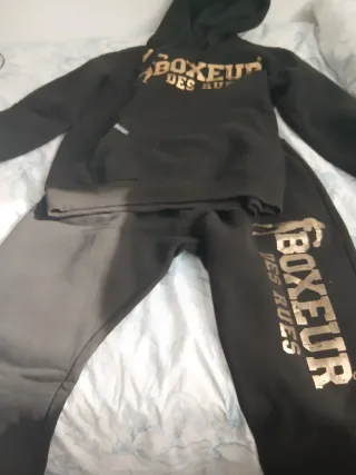 Chándal Boxeur Des Rues Negro y Dorado