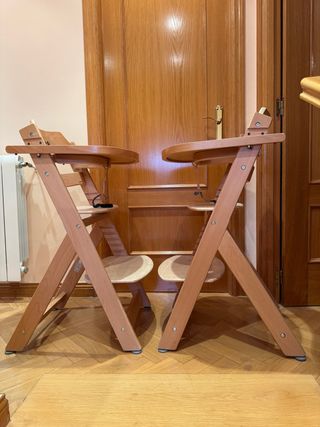 2 tronas evolutivas de madera