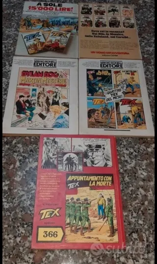 Fumetti Tex n. 74 - 254 - 351 - 360 - 365