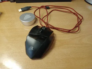 Ratón Gaming Titanwolf Gauntlet MMO Negro