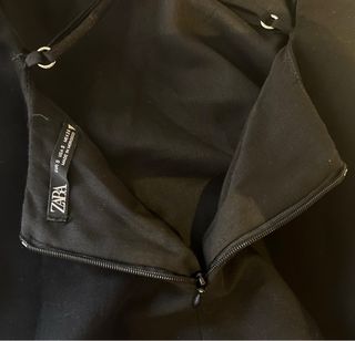 Vestido mini negro Zara