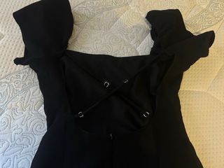 Vestido mini negro Zara