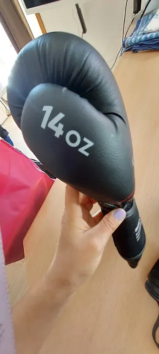Guantes de boxeo Decathlon TRNG