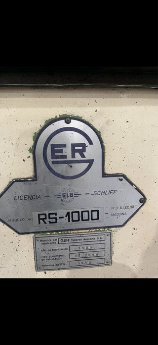 Rectificadora Tangencial Plana