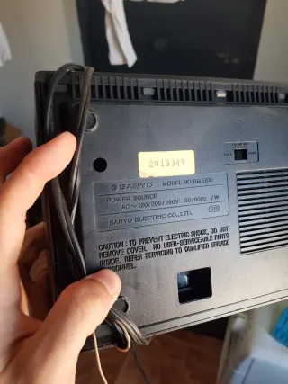 Radio Despertador Sanyo Retro