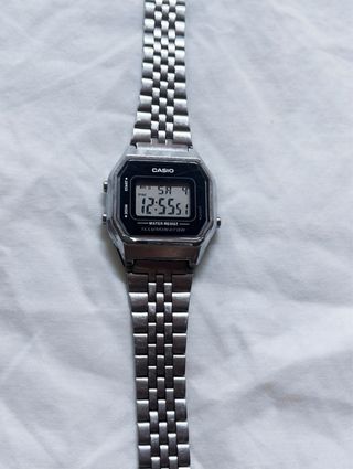 Orologio Casio Argento Nero