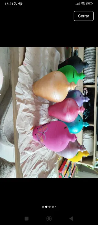 ✨ Hucha de Cerámica 18cm - Pintada a Mano