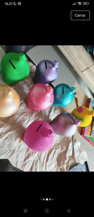 ✨ Hucha de Cerámica 18cm - Pintada a Mano