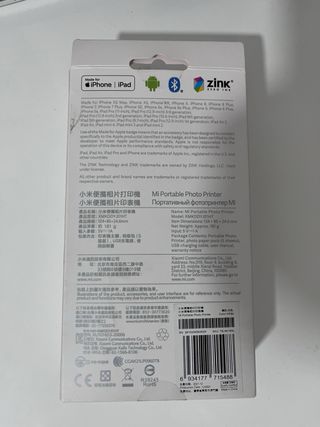 Impresora Portátil Xiaomi Mi Foto