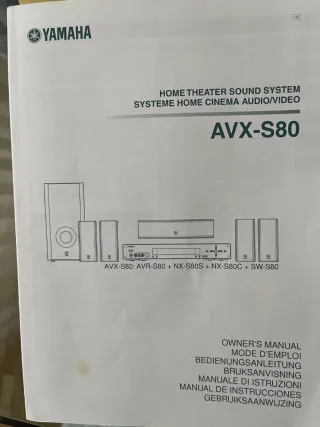Sistema Sonido Yamaha AVX-S80