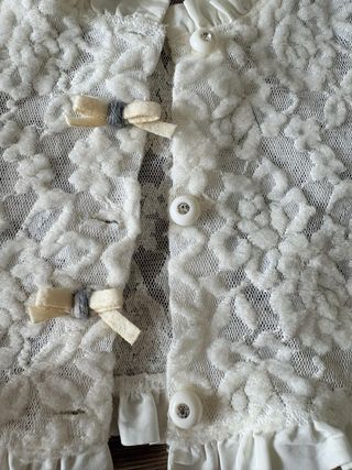 Coprispalle pizzo bimba 1 anno