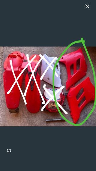 Plásticos Gasgas Laterales Delanteros