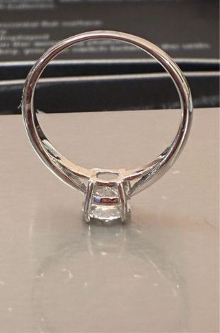 Anillo Oro 18k Diamante Natural 1.00 Ct G/SI2