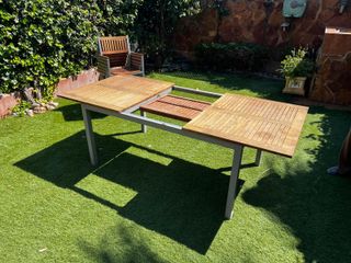 Mesa de jardín con 6 sillas