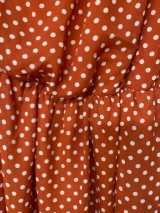 Vestido rojo de lunares Talla L pequeña