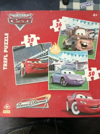 Puzzle Trefl Cars 3 Piezas 20 piezas  36 piezas 50