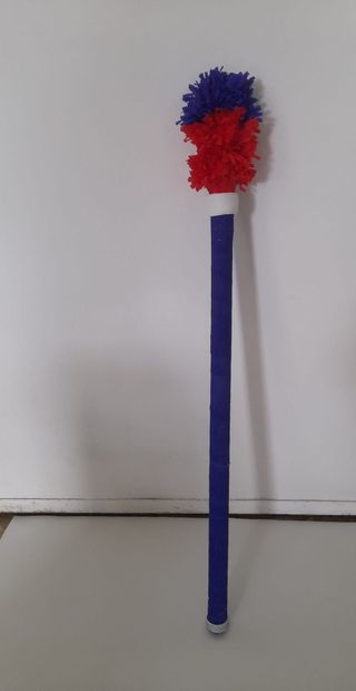 Piñata Balón Fútbol Roja y Azul