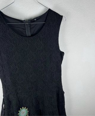 Vestito Desigual Nero Floreale M