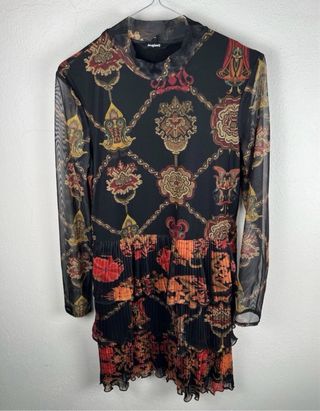 Desigual Vestito DAPHNE Nero Taglia L