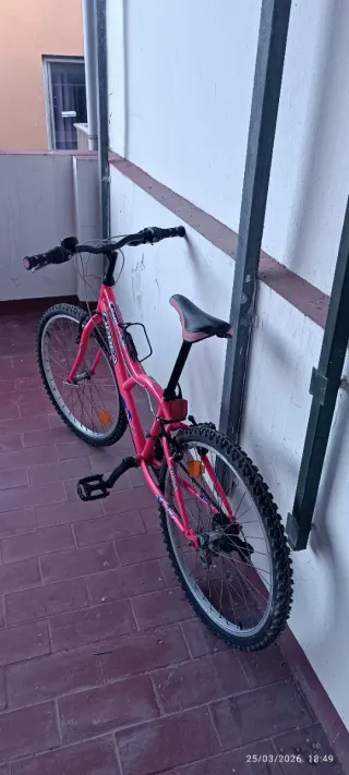 Bicicleta Montaña 24 Rosa