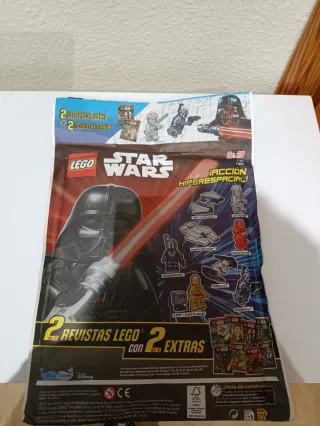 Pack 2 revistas lego Star Wars con 2 minifiguras