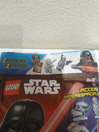 Pack 2 revistas lego Star Wars con 2 minifiguras