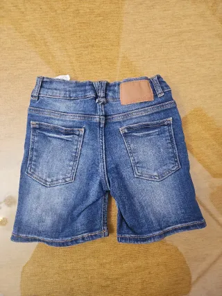 Peto infantil rayas Pantalon de lino  Short mezcli