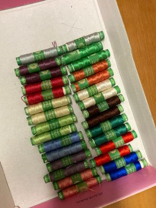 Set 30 rocchetti seta Castoldi lotto X