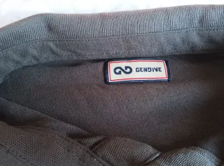 Polo manga larga gris oscuro