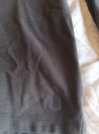 Polo manga larga gris oscuro