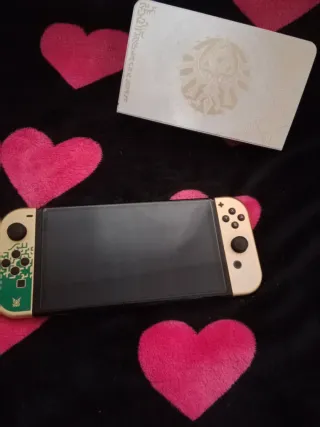 Nintendo Switch Edición Zelda Beige/Verde