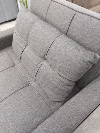 Sofá cama individual gris