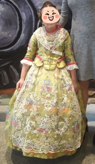Traje de Fallera Niña 4-12 años,