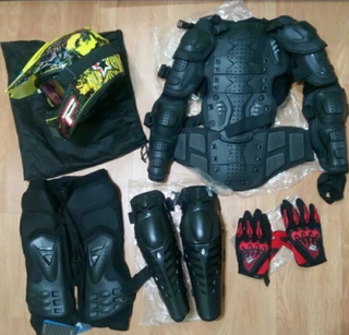 Kit protecciones descenso enduro bici