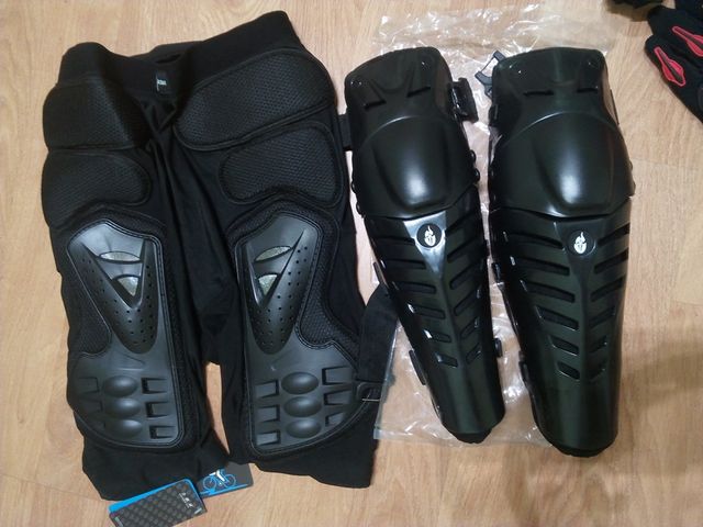 Kit protecciones descenso enduro bici